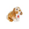 Teddy Hermann Hase sitzend hellbraun/weiß gescheckt 20 cm 93723